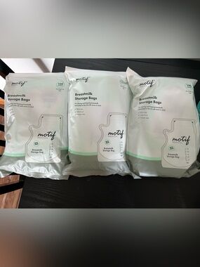 Motif Medical Breastmilk Storage Bags - 100 count (3 Packs)